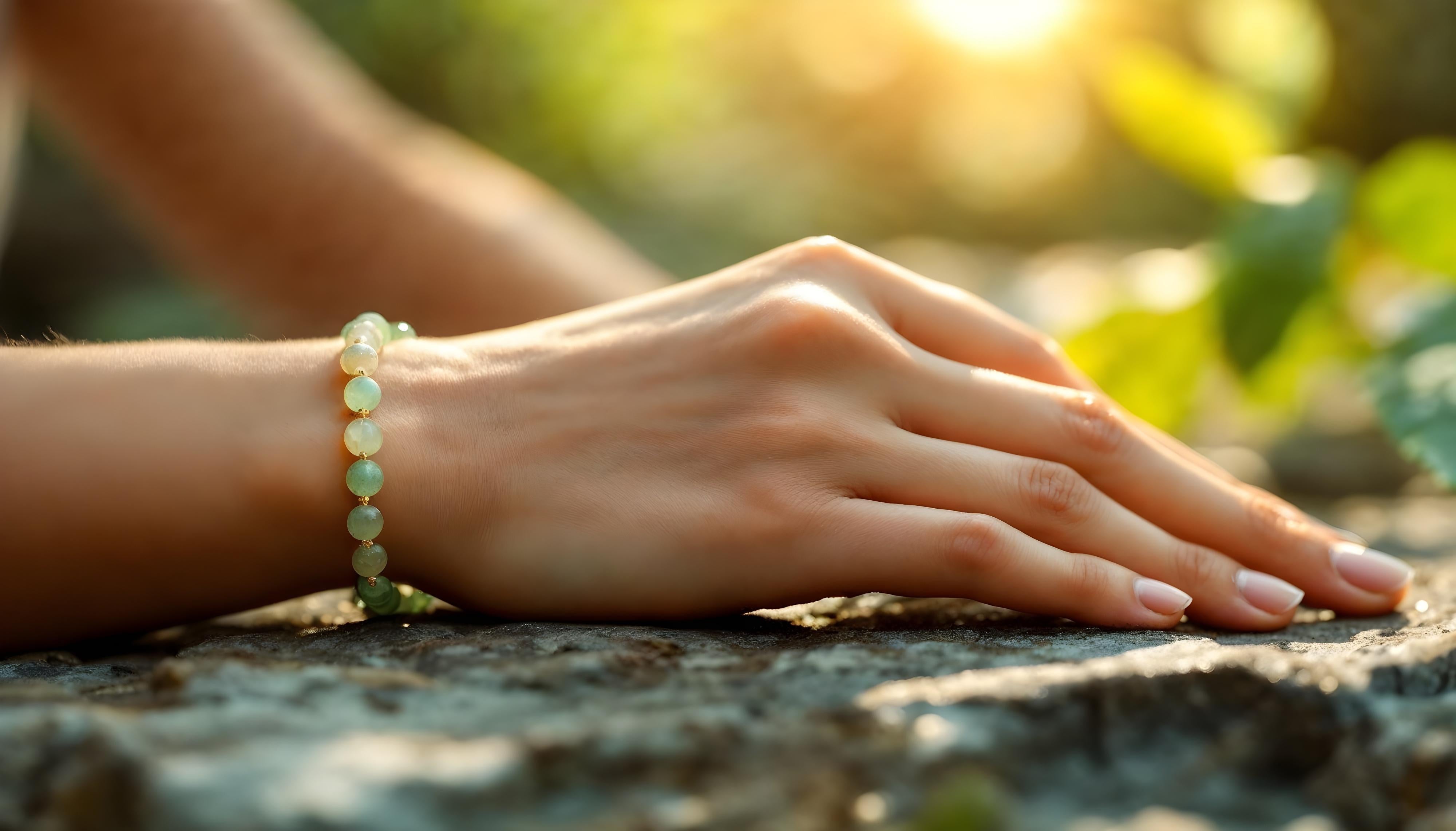 Green Aventurine Bracelet in New Jersey: Attract Luck & Abundance