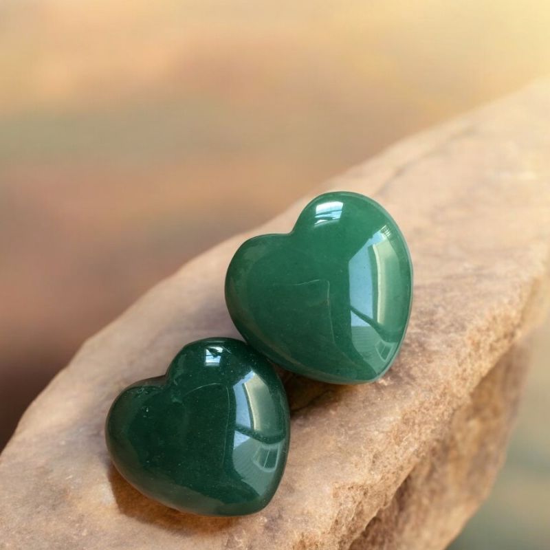 Green Aventurine Heart