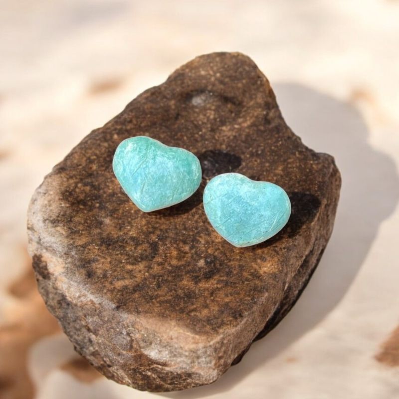 Amazonite Heart