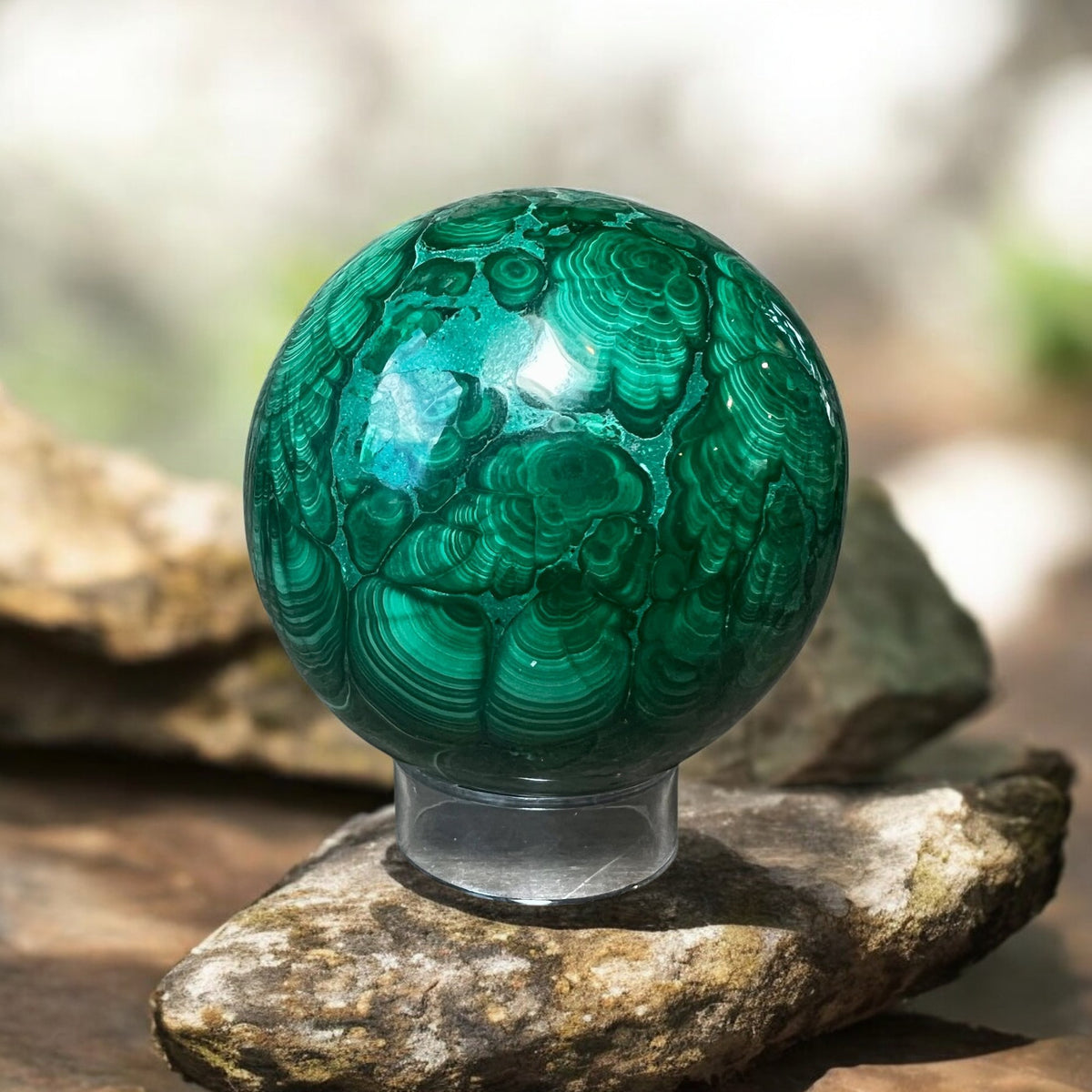 Malachite Sphere