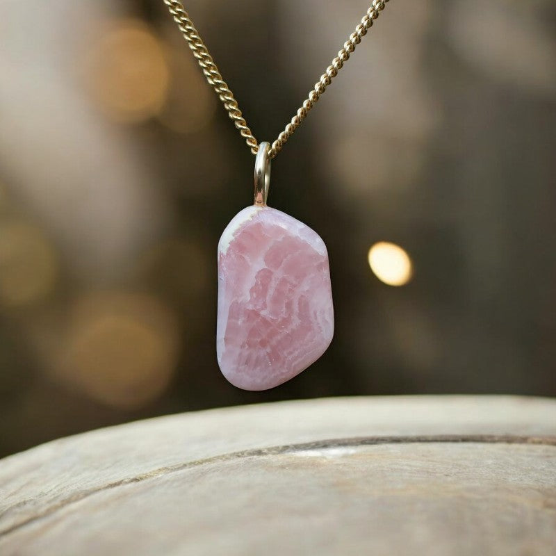 Rhodochrosite Stone Hanger