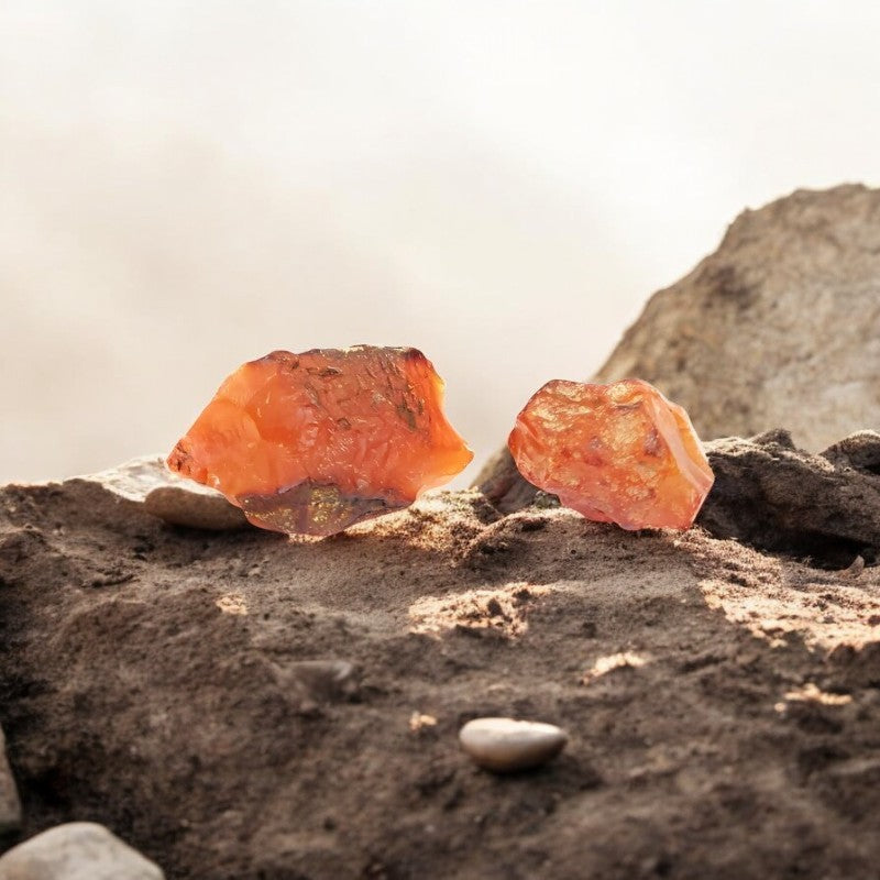 Carnelian Raw Stones