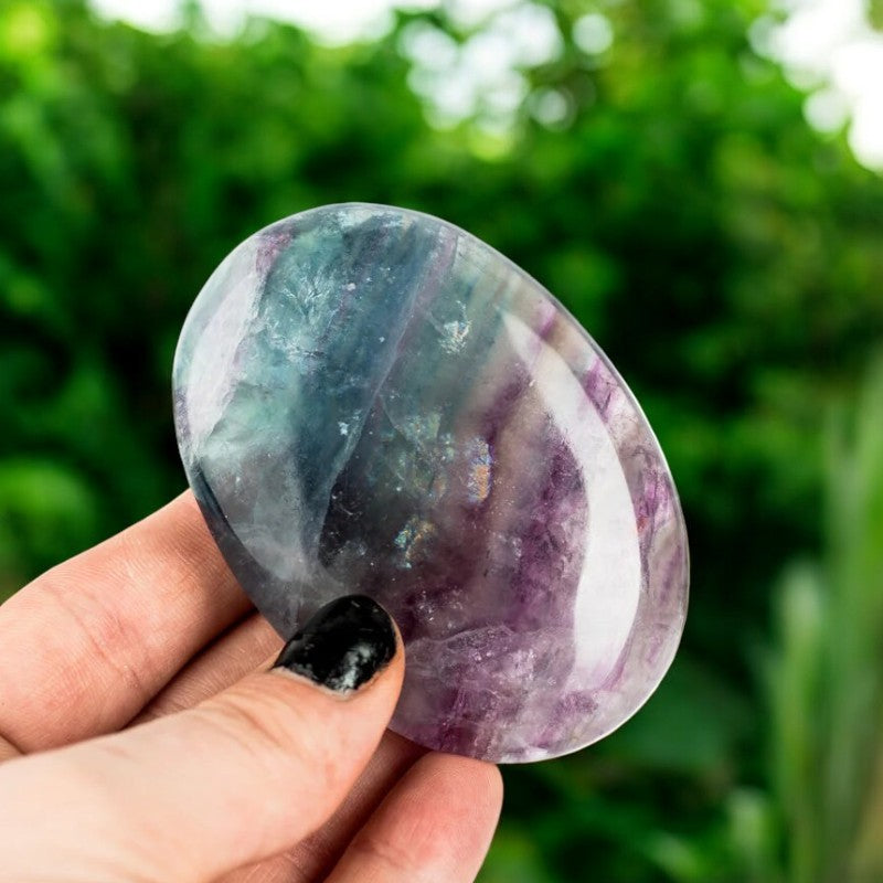 Fluorite Palm Stone