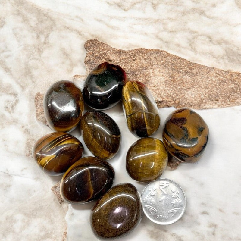 Tiger Eye Tumbled Stone