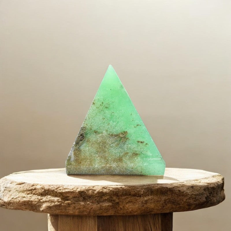 Chrysoprase Pyramid