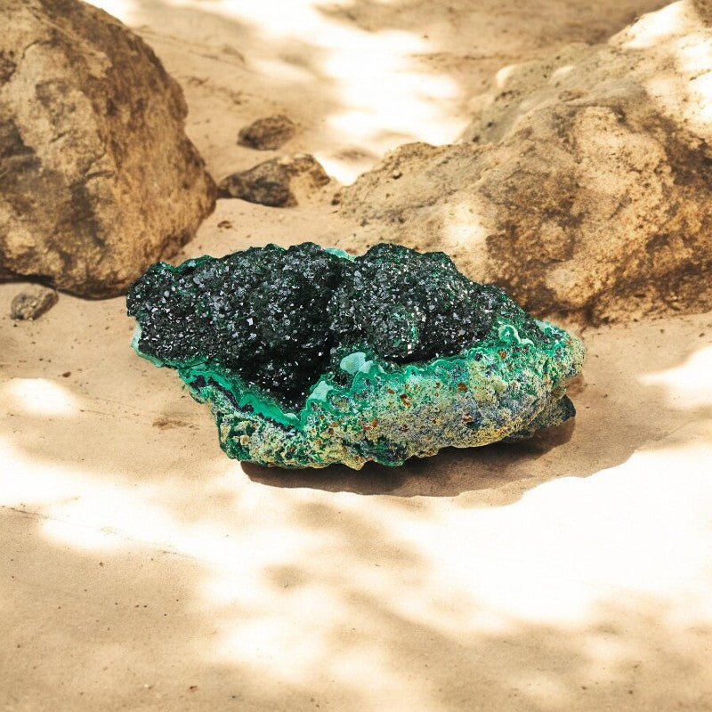 Malachite Raw Stones