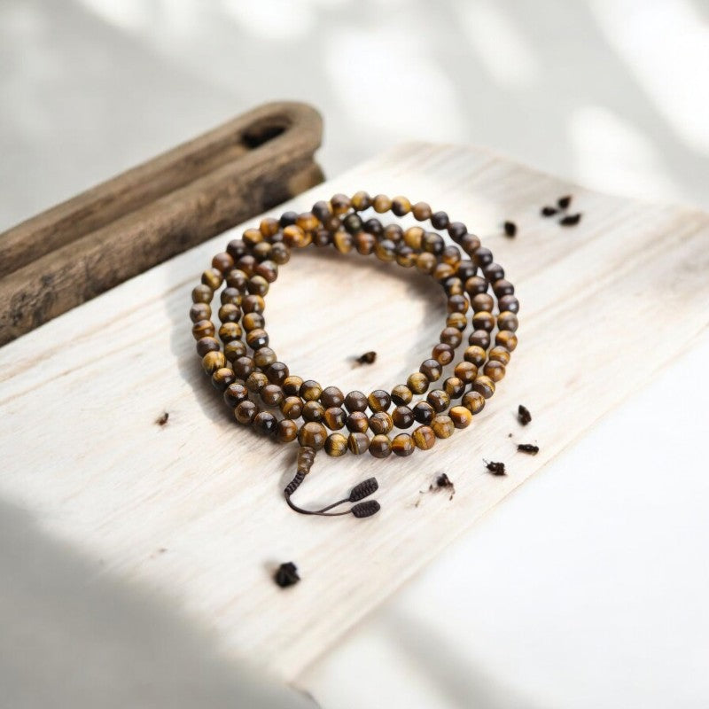 Tiger Eye Mala Beads