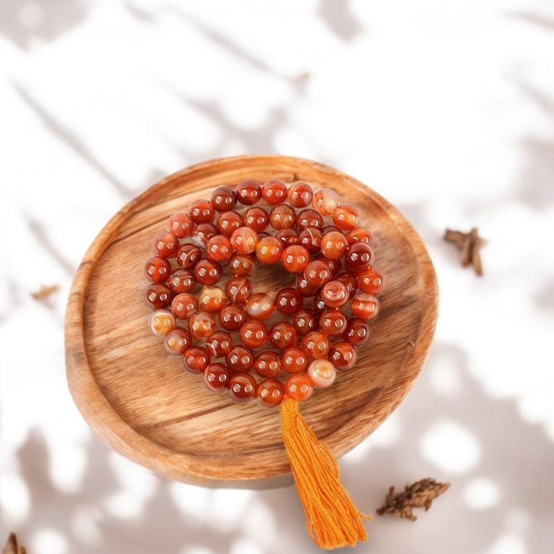 Carnelian Mala Beads