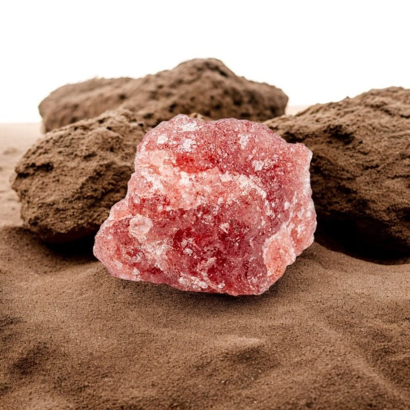 Strawberry Quartz Raw Stones