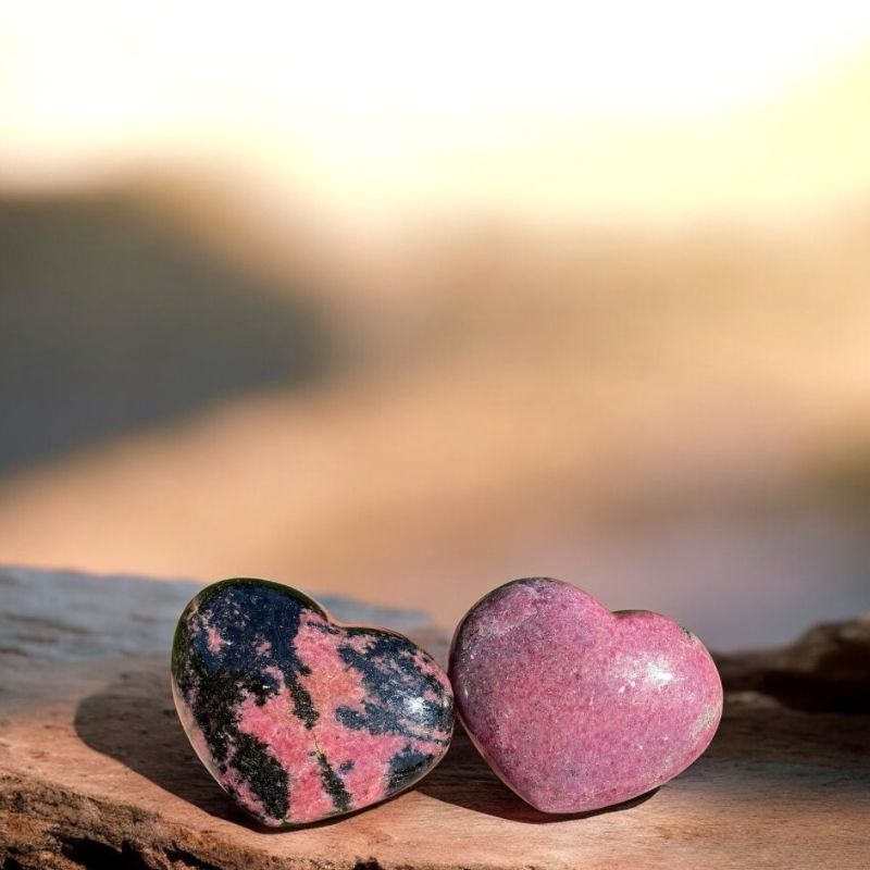 Rhodonite Heart