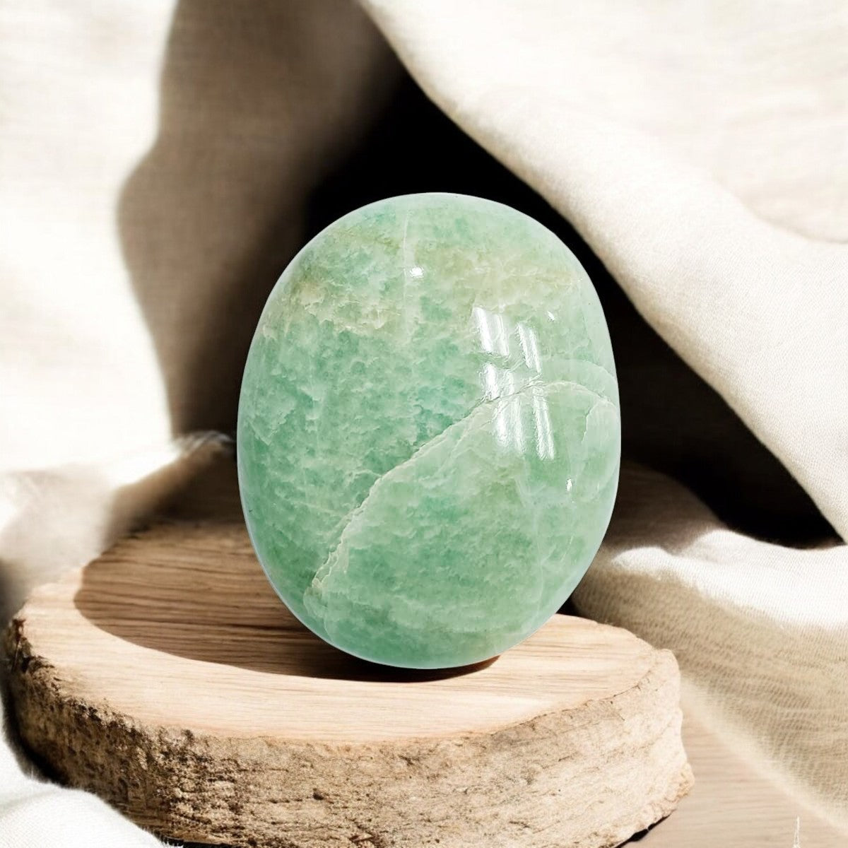 Amazonite Palm Stone