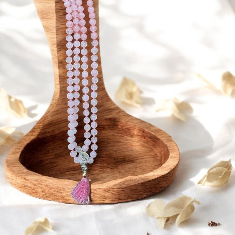 Rose Quartz Mala Beads