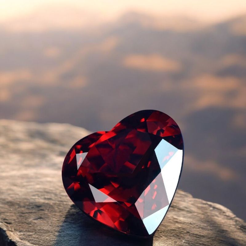 Garnet Heart