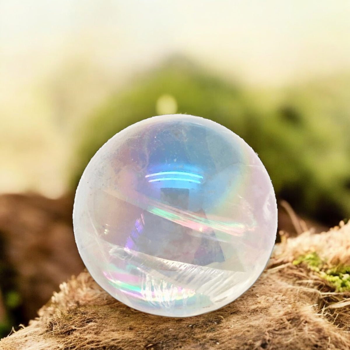 Angel Aura Quartz Sphere