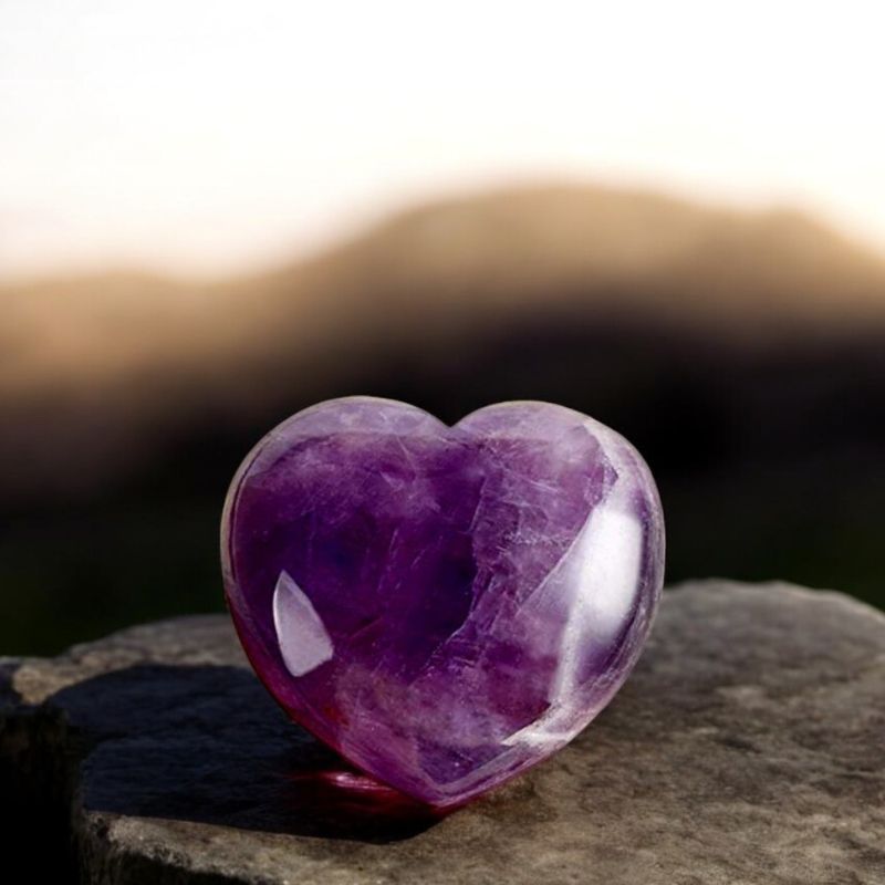 Amethyst Heart