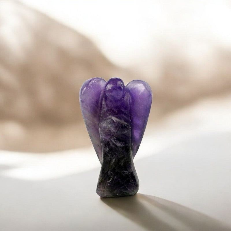 Amethyst Angel Figurine