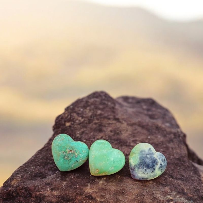 Chrysoprase Heart