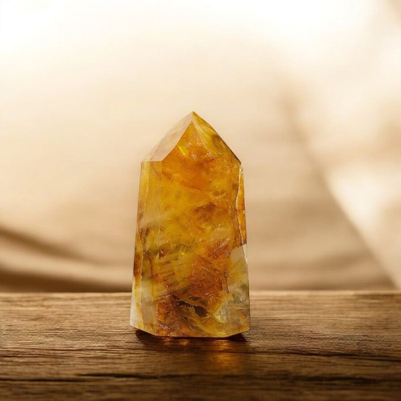 Golden Healer Quartz Point