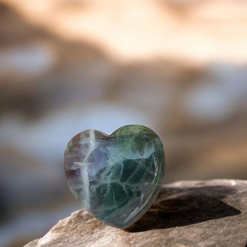 Fluorite Heart