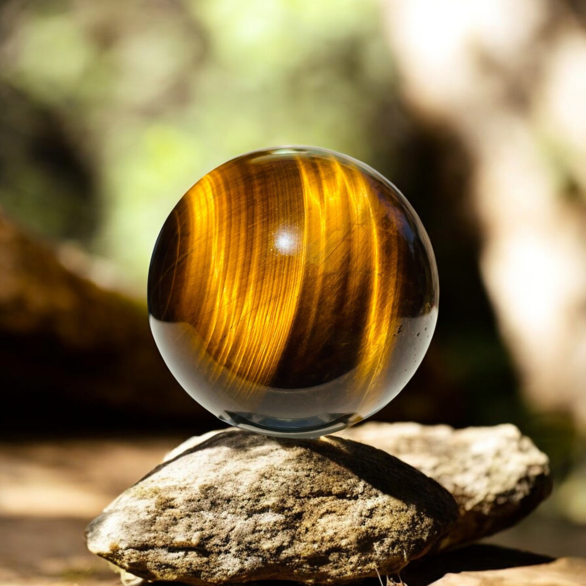 Tiger Eye Sphere