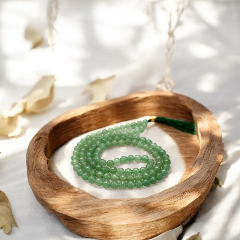 Green Aventurine Mala Beads