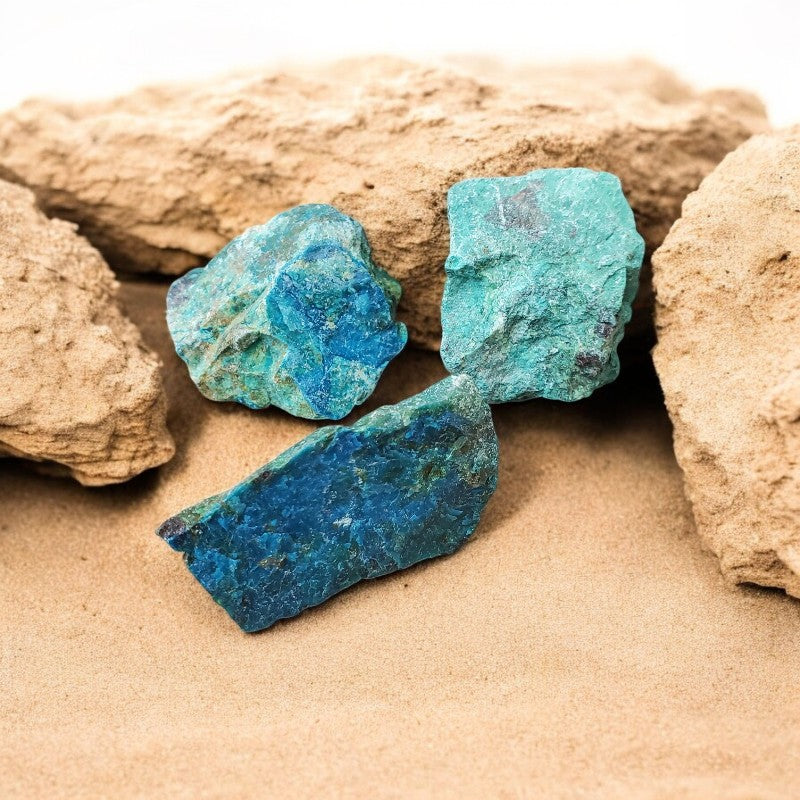 Chrysocolla Raw Stones