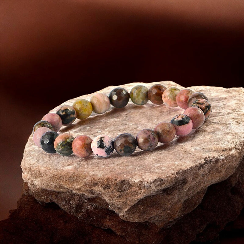 Rhodonite Beaded Bracelet