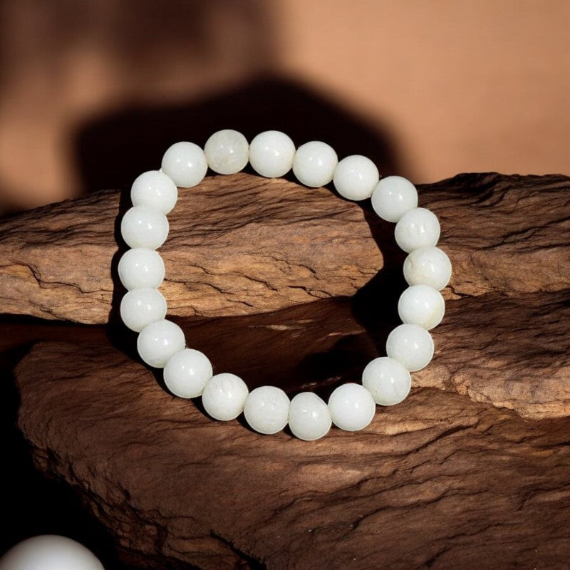 White Agate Bracelets