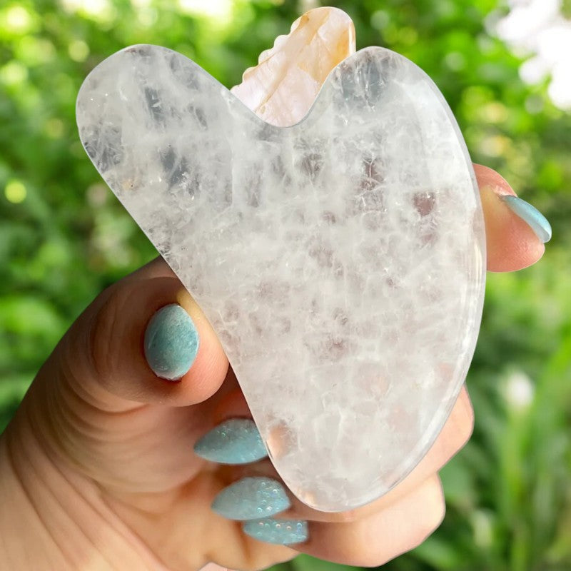 Clear Quartz Gua Sha Tool