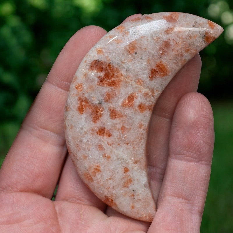 Sunstone Crescent Shape