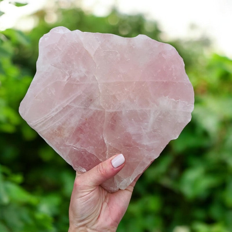 Rose Quartz Raw Slab
