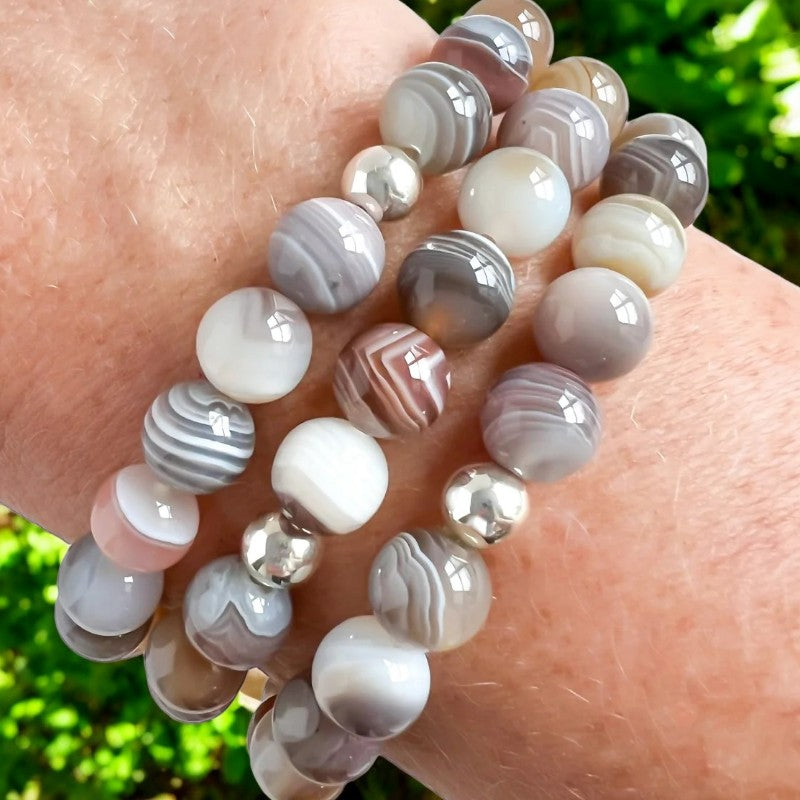 Botswana Agate Bracelets