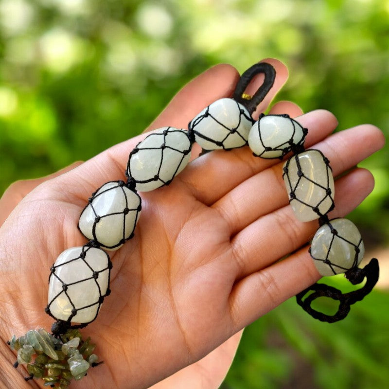Green Aventurine Tumbled Stone Hanger