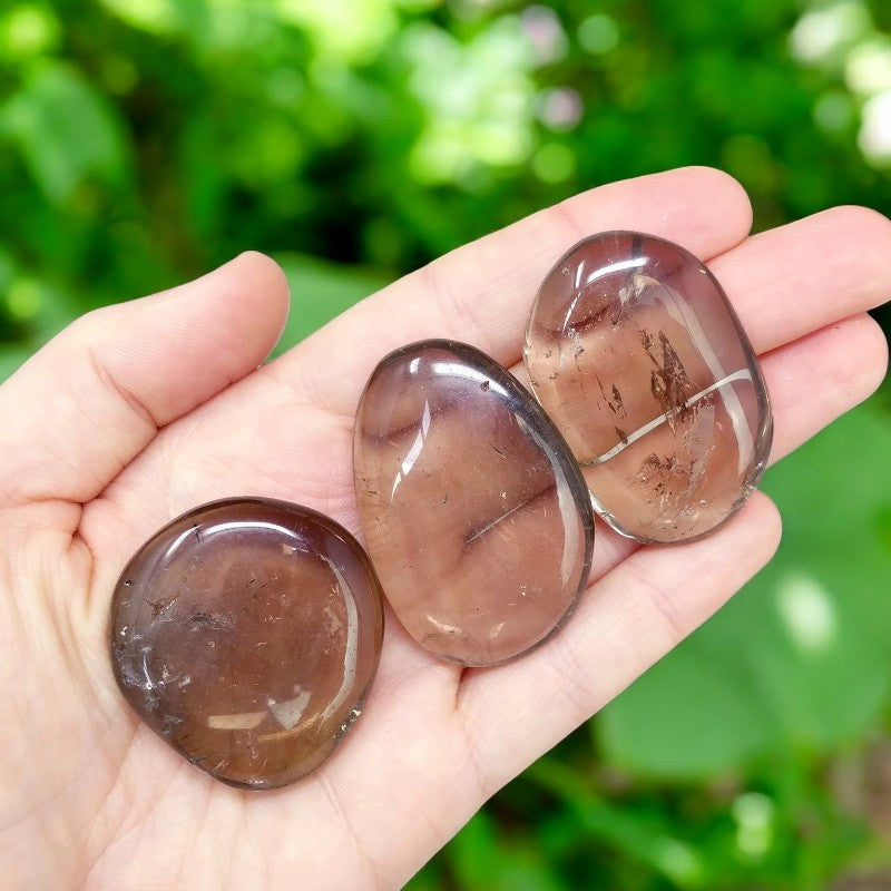 Smoky Quartz Palm Stone