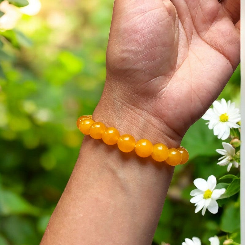 Yellow Agate Bracelet