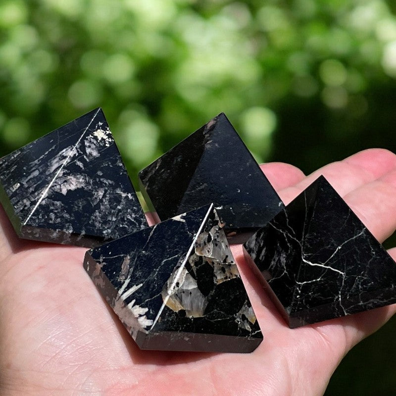 Black Tourmaline Pyramid