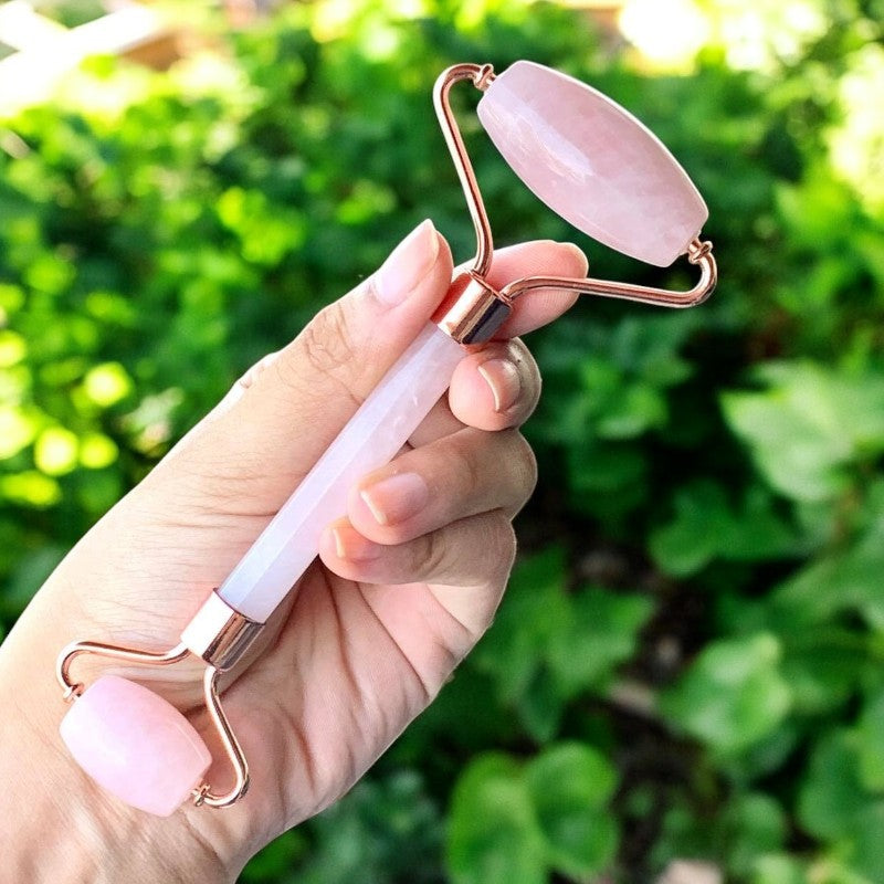 Rose Quartz Facial Roller
