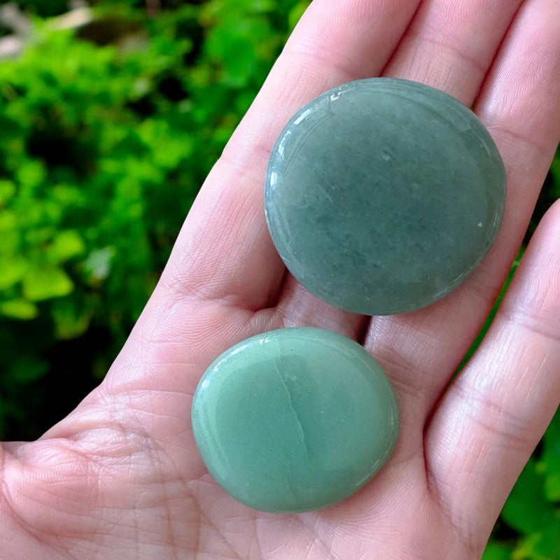 Green Aventurine Coin