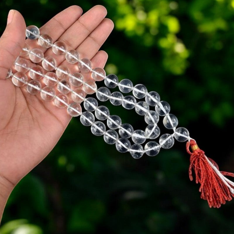 Clear Quartz Mala Beads