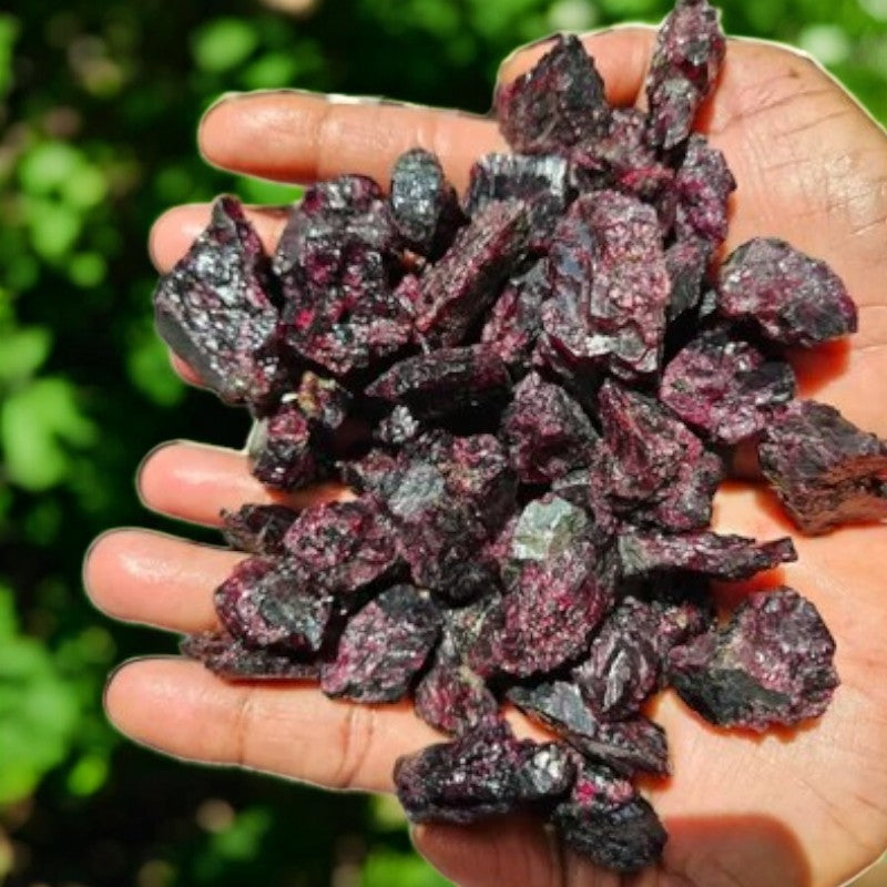 Rhodolite Raw Stones