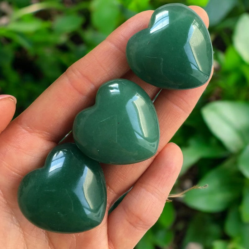 Green Aventurine Heart