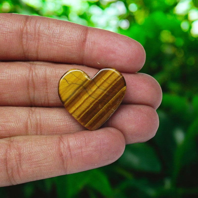 Tiger Eye Heart