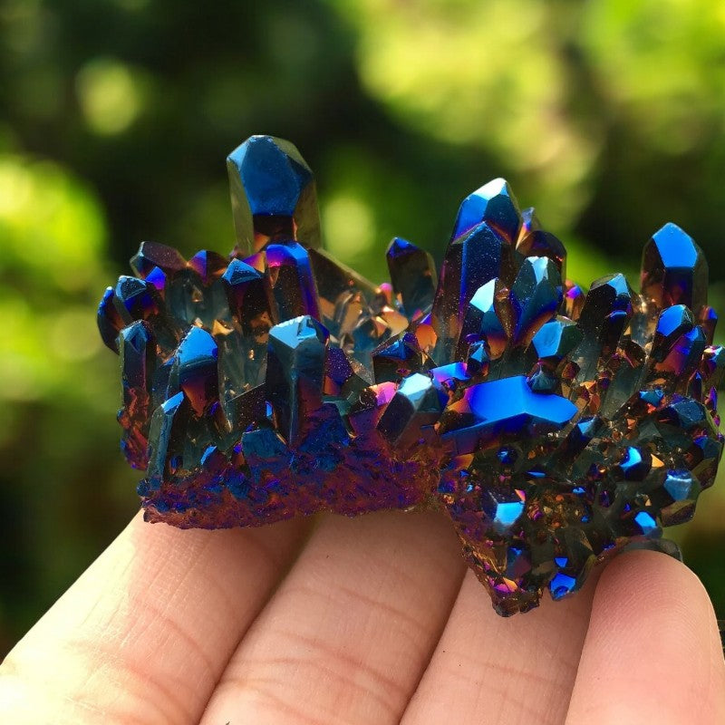 Blue Titanium Rainbow Cluster
