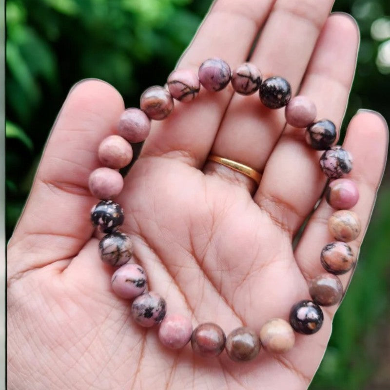 Rhodonite Beaded Bracelet