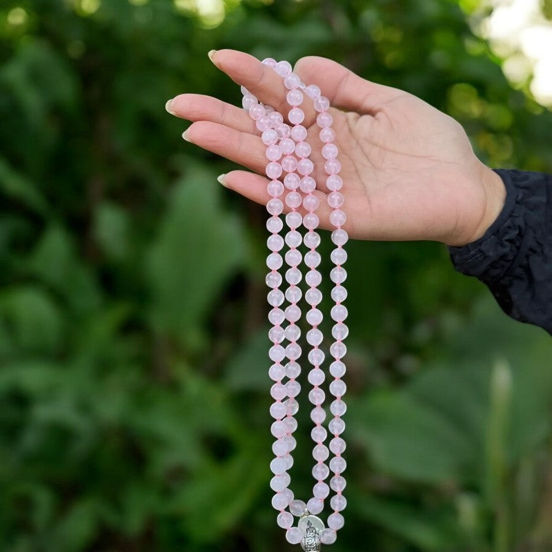 Rose Quartz Mala Beads