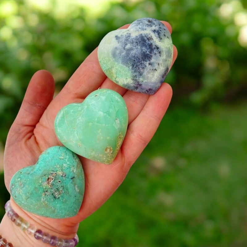 Chrysoprase Heart