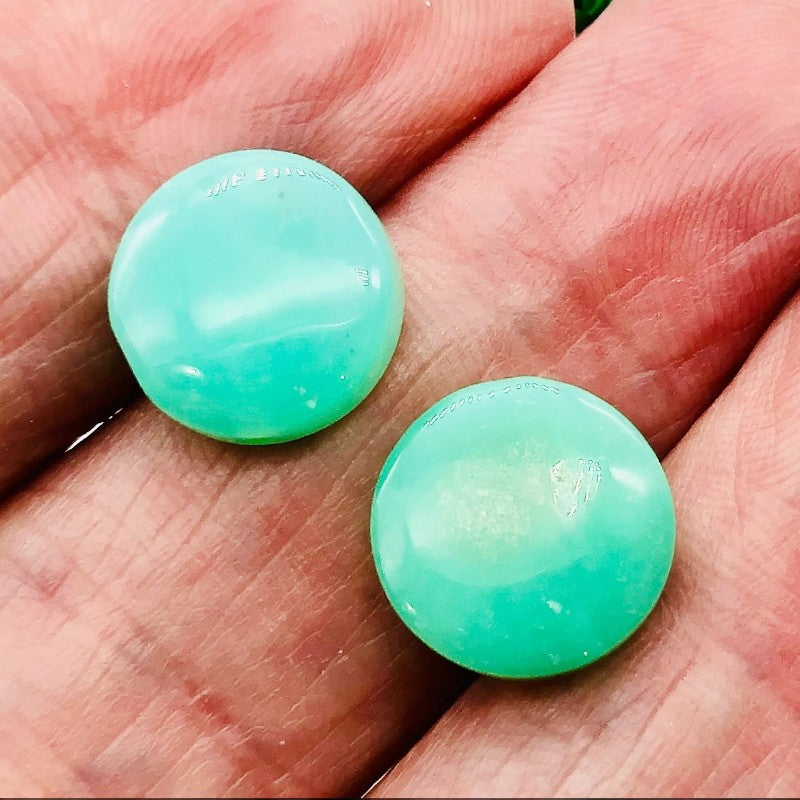 Chrysoprase Coin