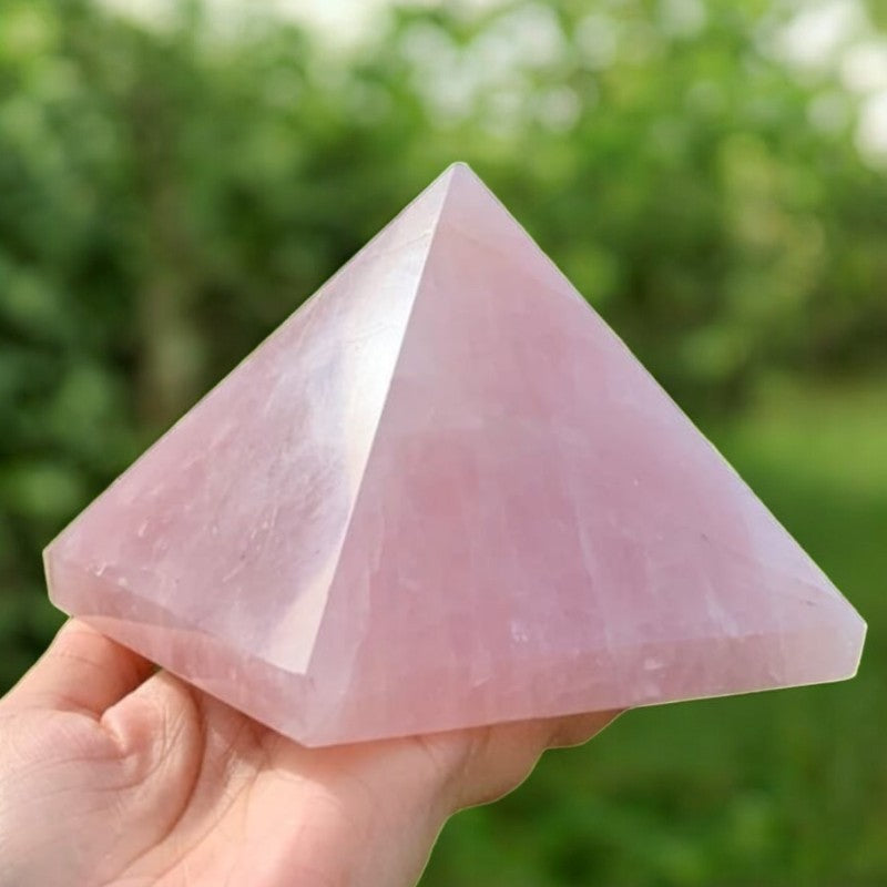 Rose Quartz Pyramid