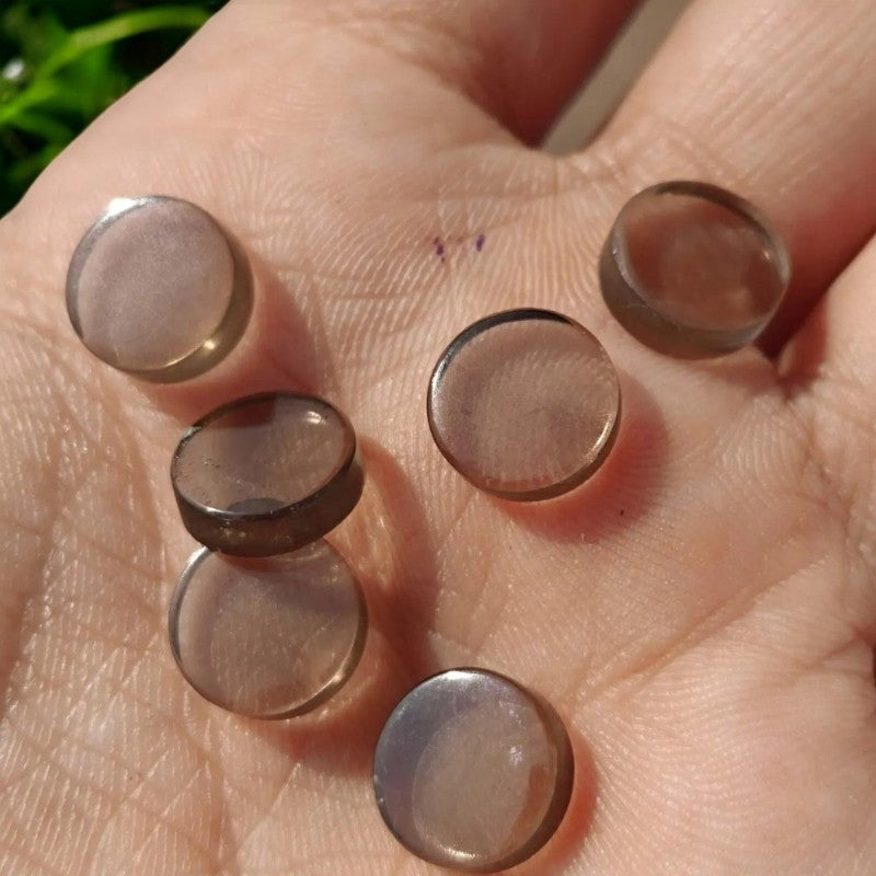 Smoky Quartz Coin