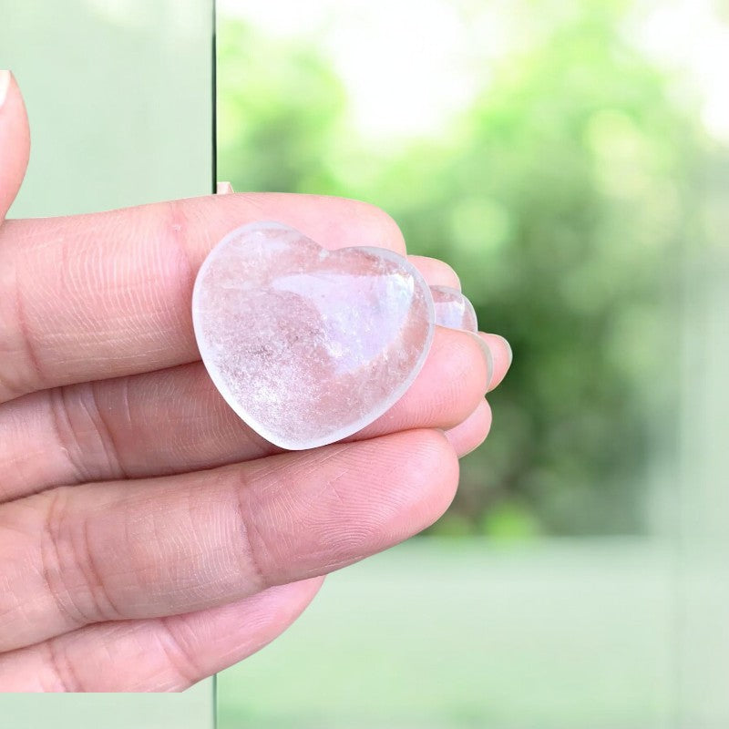 Clear Quartz Heart
